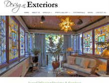 Tablet Screenshot of designexteriors.com